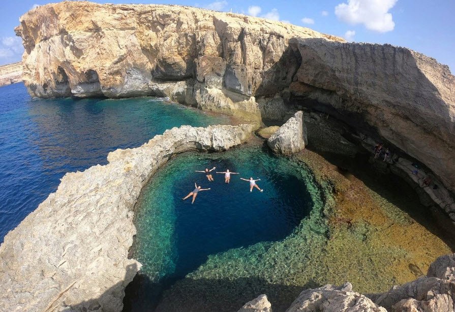 Blue Hole (Dive Site), Dwejra, Gozo, Malta